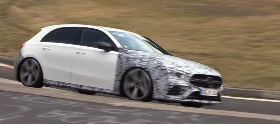 Vídeo: el Mercedes AMG A 35 se deja ver y oír en el ‘Ring