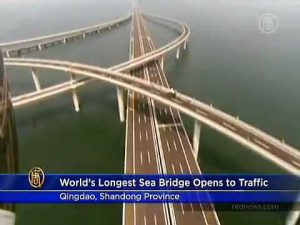 China abre el puente más largo del mundo