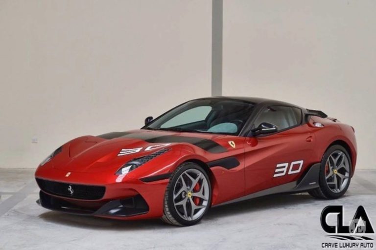 El único Ferrari SP30 existente sale a la venta… y sólo tiene 103 km