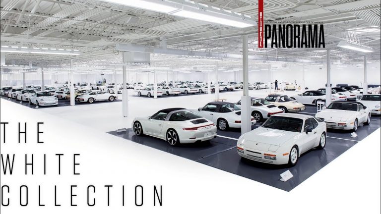 Vídeo: Esta colección privada de Porsche de color blanco te hará morirte de envidia
