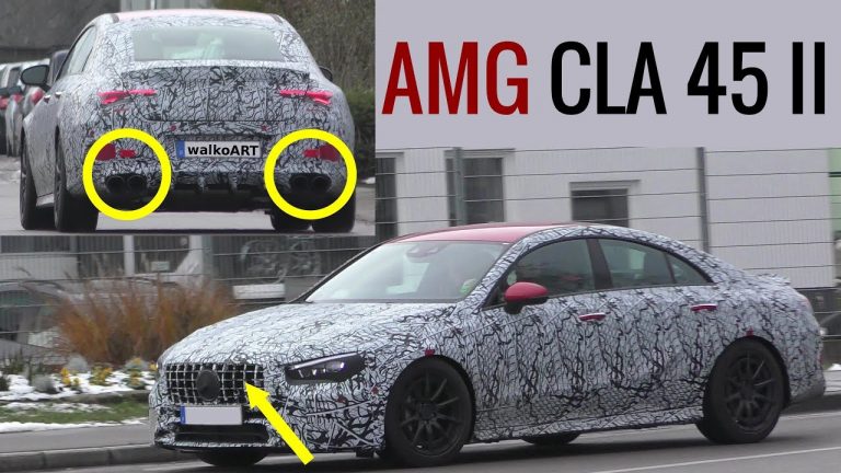 Vídeo: el Mercedes AMG CLA 45 sigue de pruebas