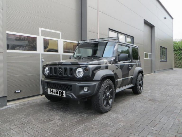 Con H&R puedes bajar la altura de tu Suzuki Jimny 2019 para mejorar su comportamiento en carretera
