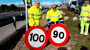 ¡Atención! A partir de mañana el límite pasará de 100 a 90 km/h en carreteras convencionales