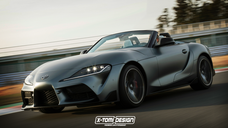 ¿Nos imaginamos un Toyota Supra (A90) Cabrio? De existir, sería así…
