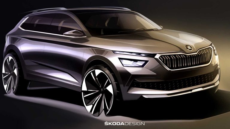 Nuevos bocetos del Skoda Kamiq, ¡ya está a punto!