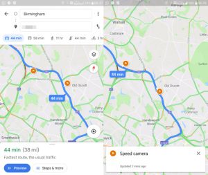 Google Maps te informará también de los radares fijos en carretera