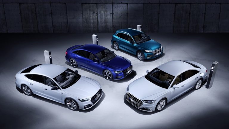 Llega la nueva gama de Audi Q5, A6, A7, A8 híbridos enchufables: ¡Con más de 40 km de autonomía eléctrica!