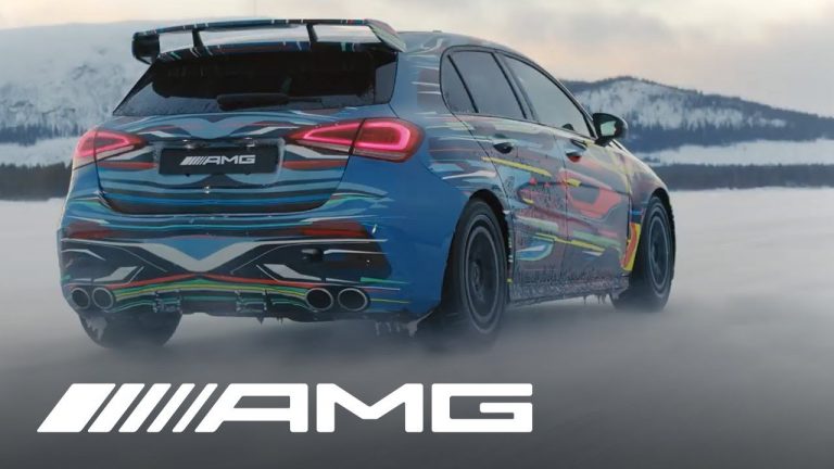 Vídeo: Mercedes nos enseña el nuevo AMG A 45 sobre la nieve