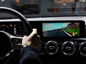 Jugar al Mario Kart en los Mercedes con MBUX será posible