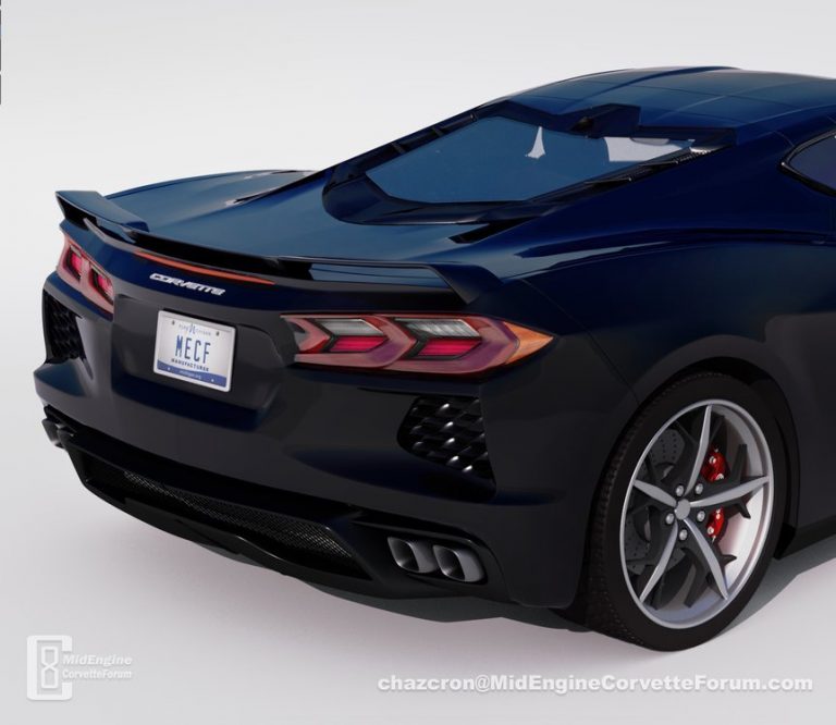 Así será la trasera del nuevo Corvette, ¡brutal!