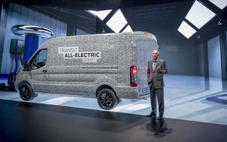 Habrá una Ford Transit híbrida enchufable en 2019 y una Transit 100% eléctrica en 2021