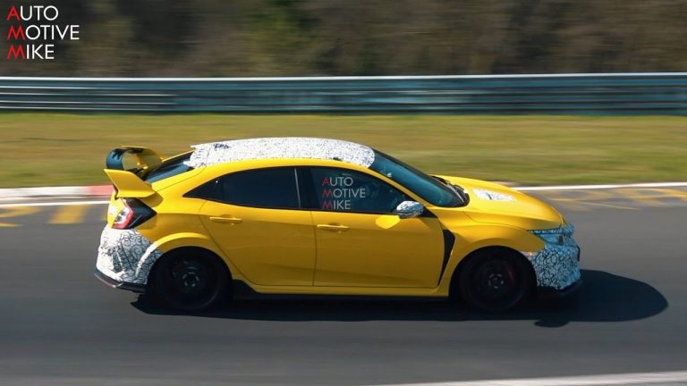 ¡Brutal! El nuevo Honda Civic Type R vuela en el ‘Ring, más cerca del debut