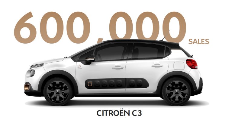 Sólo dos años y medio para conseguir las 600.000 unidades de la tercera generación del Citroën C3