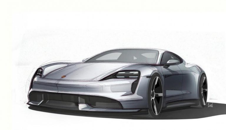Oficial: últimos bocetos del Porsche Taycan, ya casi está aquí