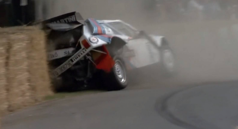 Vídeo: Este Lancia Delta S4 se estrelló en Goodwood 2019