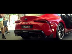 Así se espectacular suena el Toyota Supra (A90) con escape Milltek