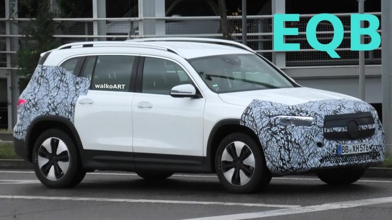 Vídeo: el nuevo Mercedes EQB continúa de pruebas