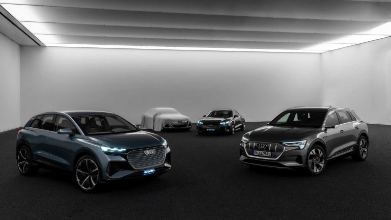 El Audi A5 Sportback eléctrico comienza a tomar forma