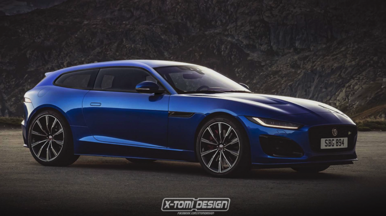 Así de espectacular luce el Jaguar F-Type shooting brake… en una recreación