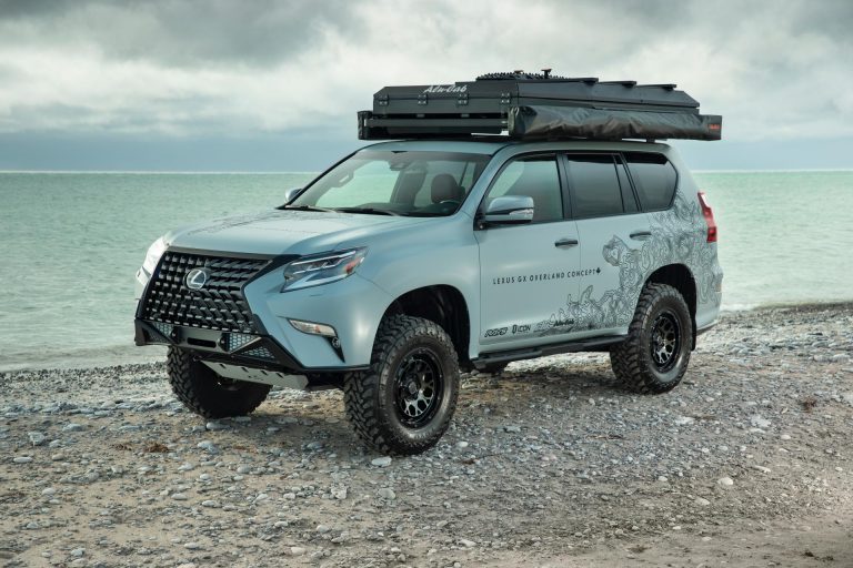 El Lexus GX Overland Concept es perfecto para pernoctar en él