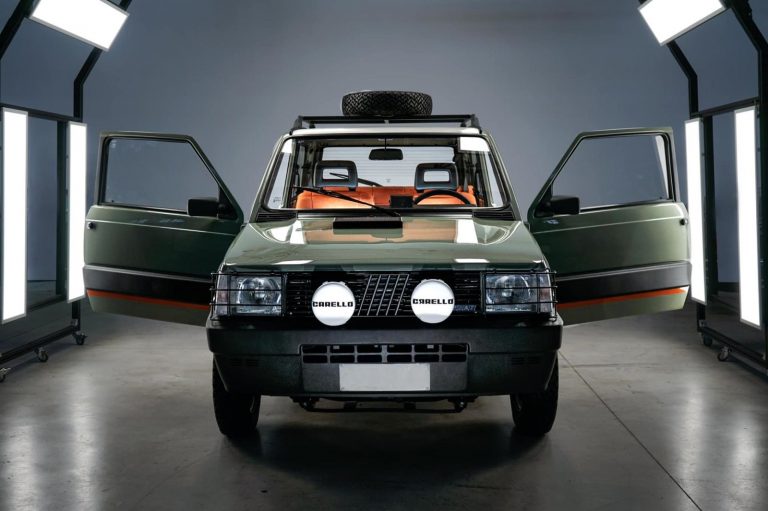 Este Fiat Panda 4×4 ha sido electrificado por Garage Italia Customs y luce así de espectacular