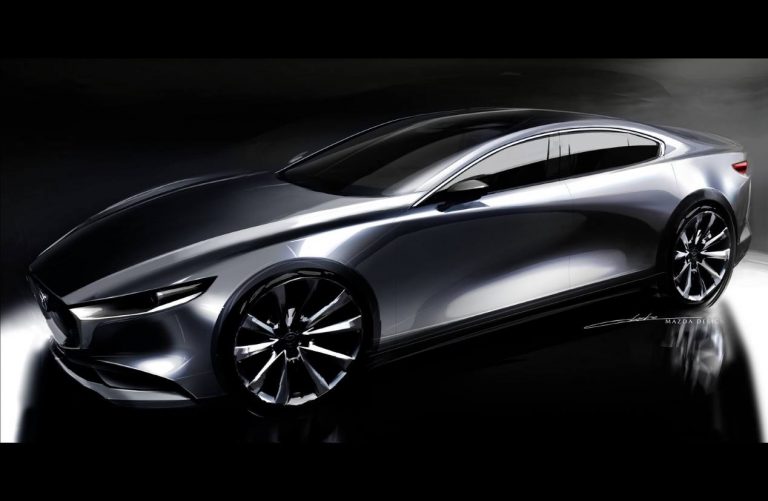 La próxima generación del Mazda6 podría contar con propulsión trasera y un motor de seis cilindros