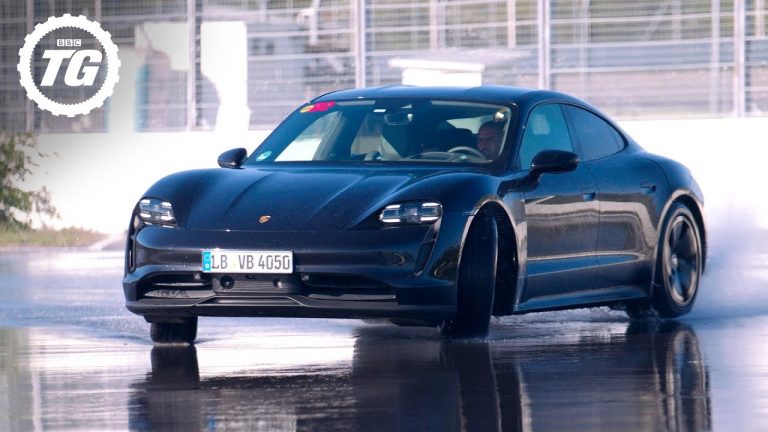 Este Porsche Taycan eléctrico ha batido un Récord Guiness: drifting durante 42 kilómetros sin interrupción