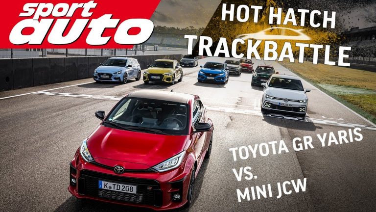 Vídeo: El MINI John Cooper Works y el Toyota GR Yaris se enfrentan en Hockenheim