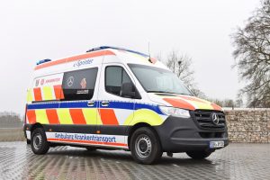 Así luce esta ambulancia eléctrica de Mercedes-Benz Vans con 120 kilómetros de autonomía