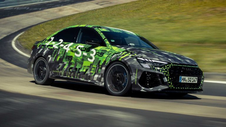 El Audi RS 3 Sedán 2021 es el nuevo rey de los compactos en Nürburgring