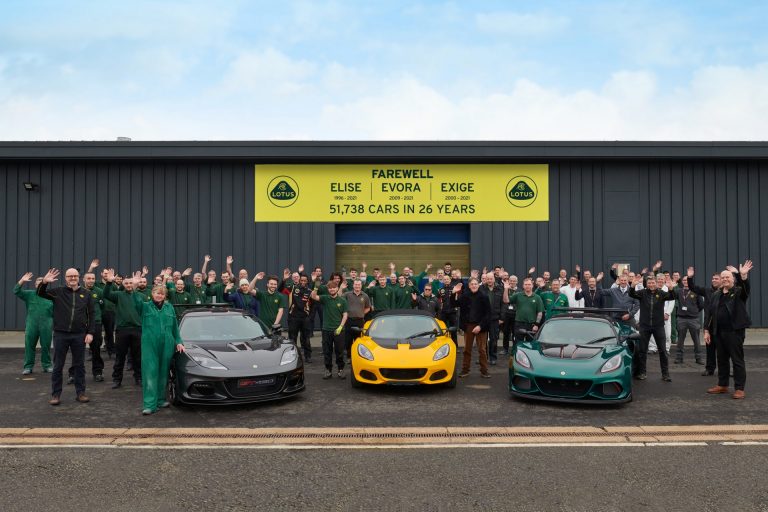 Finaliza la producción de los Lotus Elise, Exige y Evora