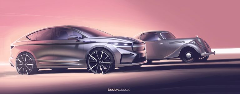 Skoda nos anticipa el Enyaq Coupe iV con recreaciones digitales