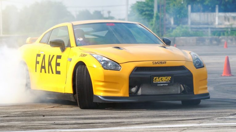 No es un Nissan GT-R… pero es difícil percatarse de que es una réplica