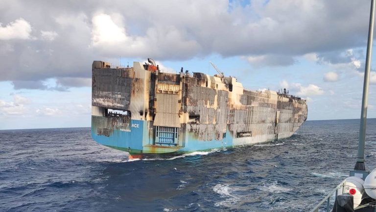 Esta es la lista de coches destruidos con el hundimiento del buque Felicity Ace