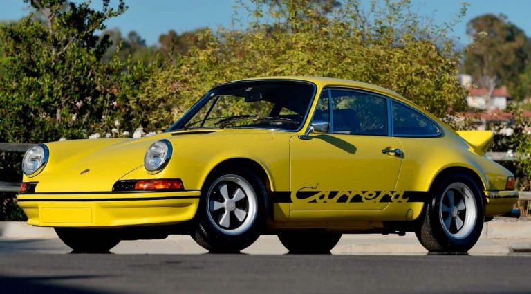 El Porsche 911 Carrera RS 2.7 de Paul Walker sale a subasta