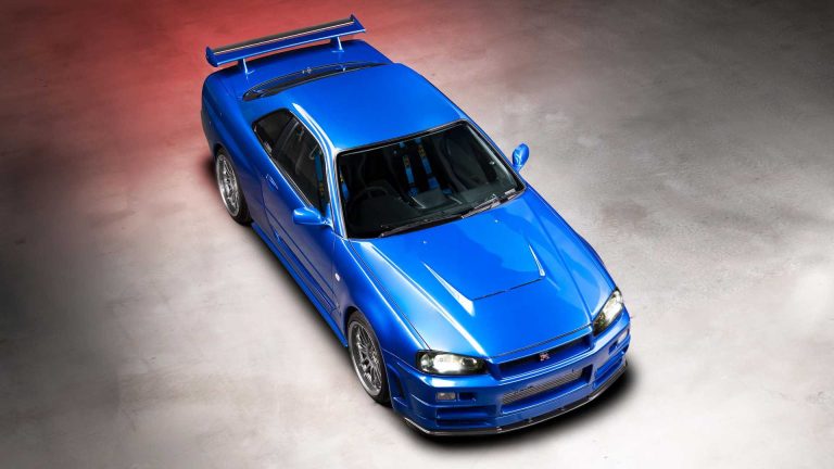 El Nissan Skyline R34 GT-R de Paul Walker en ‘Fast 4’ sale a subasta