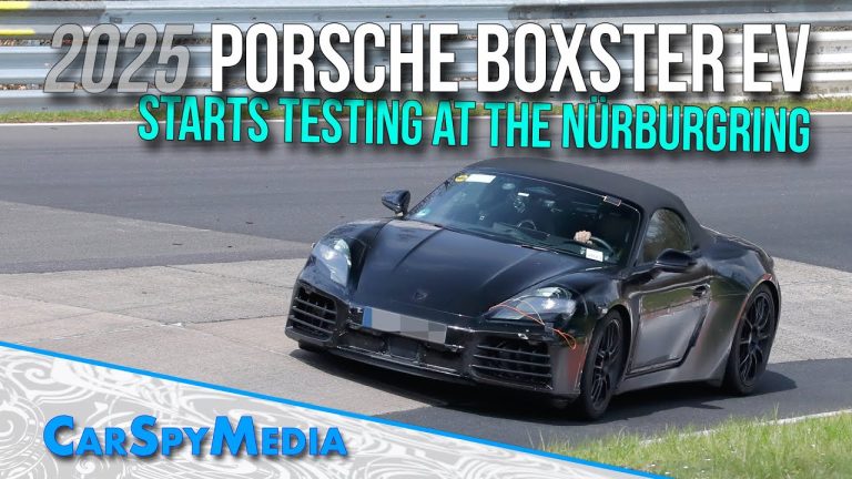 Vídeo: el Porsche Boxster EV 2025 se pone a punto en Nürburgring