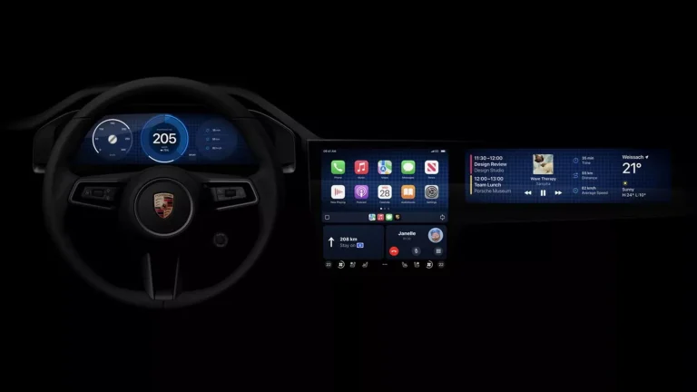 Así luce el nuevo CarPlay: llegará en 2024 de la mano de Porsche y Aston Martin