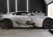 ¿Una reparación de medio millón de dólares sin haber saltado airbags? Esto es lo que costará poner en funcionamiento este Lexus LFA