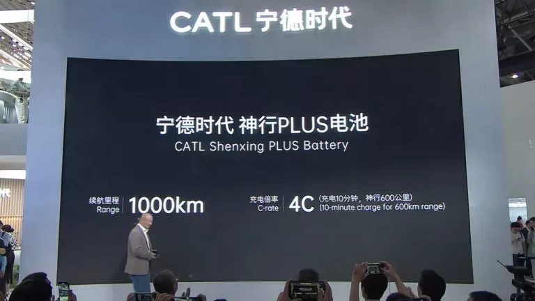 Las nuevas baterías LFP de CATL ofrecen hasta 1.000 km de autonomía y 600 km de autonomía en 10 minutos de carga
