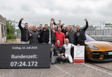 El nuevo Porsche Panamera marca un nuevo récord en Nürburgring para sedanes lujosos