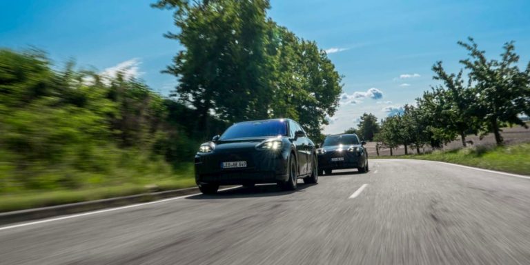 Las mulas del nuevo Porsche Cayenne eléctrico salen a tomar el aire fresco y lucen así