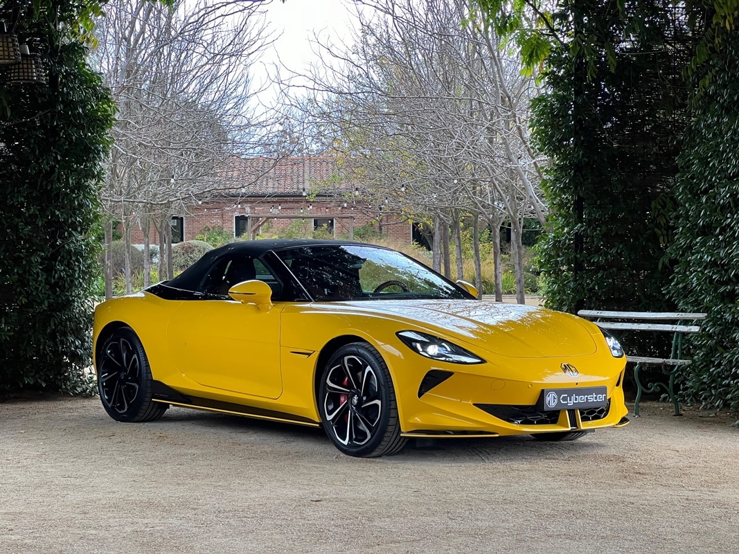 El MG Cyberster ya tiene precio en España: optar a un descapotable eléctrico no será barato