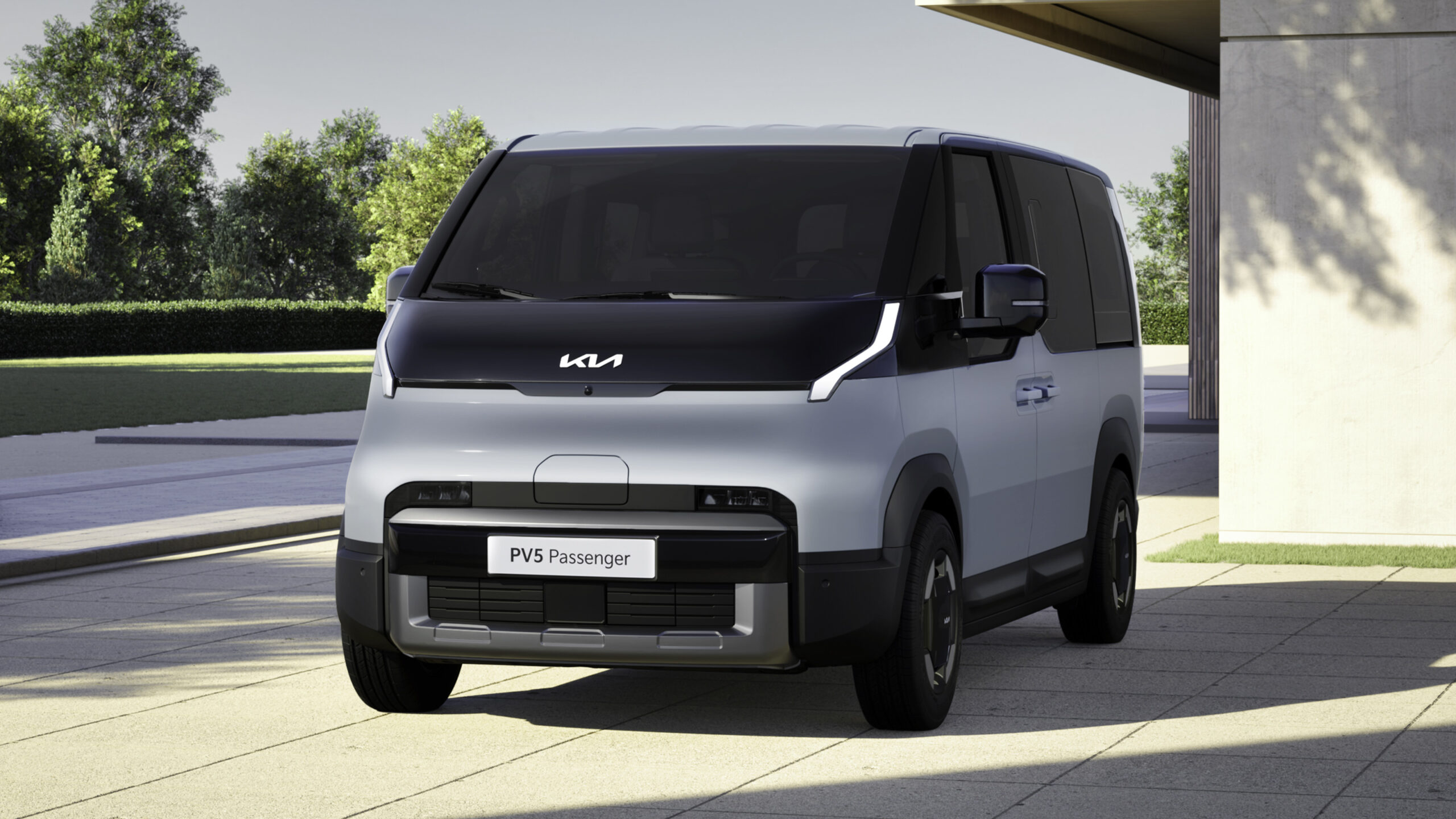 KIA PV5: la furgoneta eléctrica para pasajeros y profesionales con un aspecto futurista
