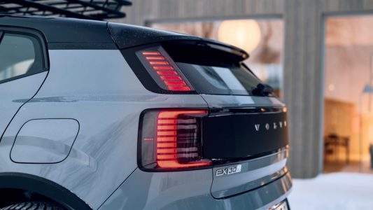 Volvo EX30 Cross Country with Swedish winter cabin