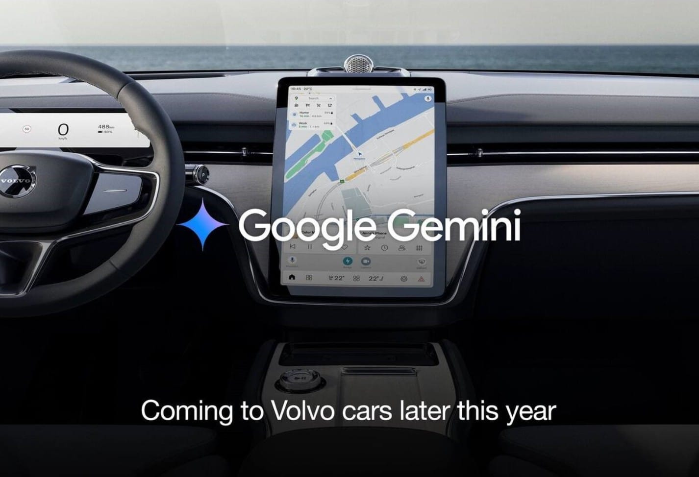Gemini llega en primicia a los vehículos de Volvo: la IA que reemplaza a Google Assistant
