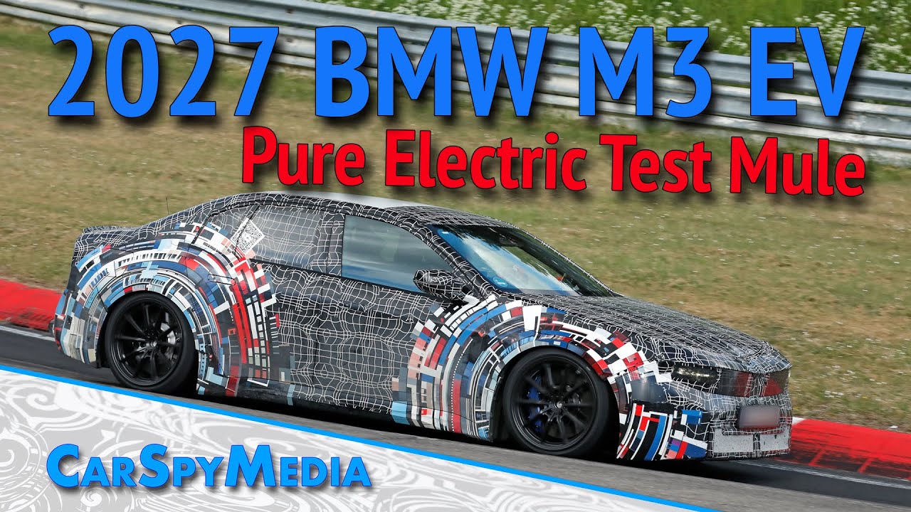 El BMW M3 eléctrico ya rueda por Nürburgring: ¿echas de menos algo?