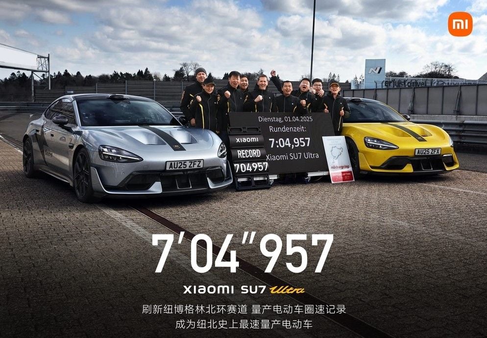 Vídeo: El Xiaomi SU7 Ultra hace historia en Nürburgring… ¡más rápido que el Rimac Nevera!