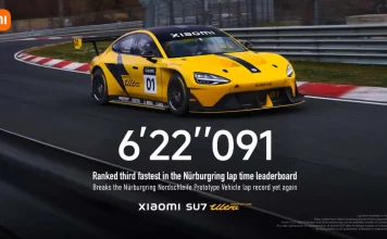 Un prototipo del Xiaomi SU7 Ultra vuelve a romper su propio récord en Nürburgring xiaomi su7 ring lead image