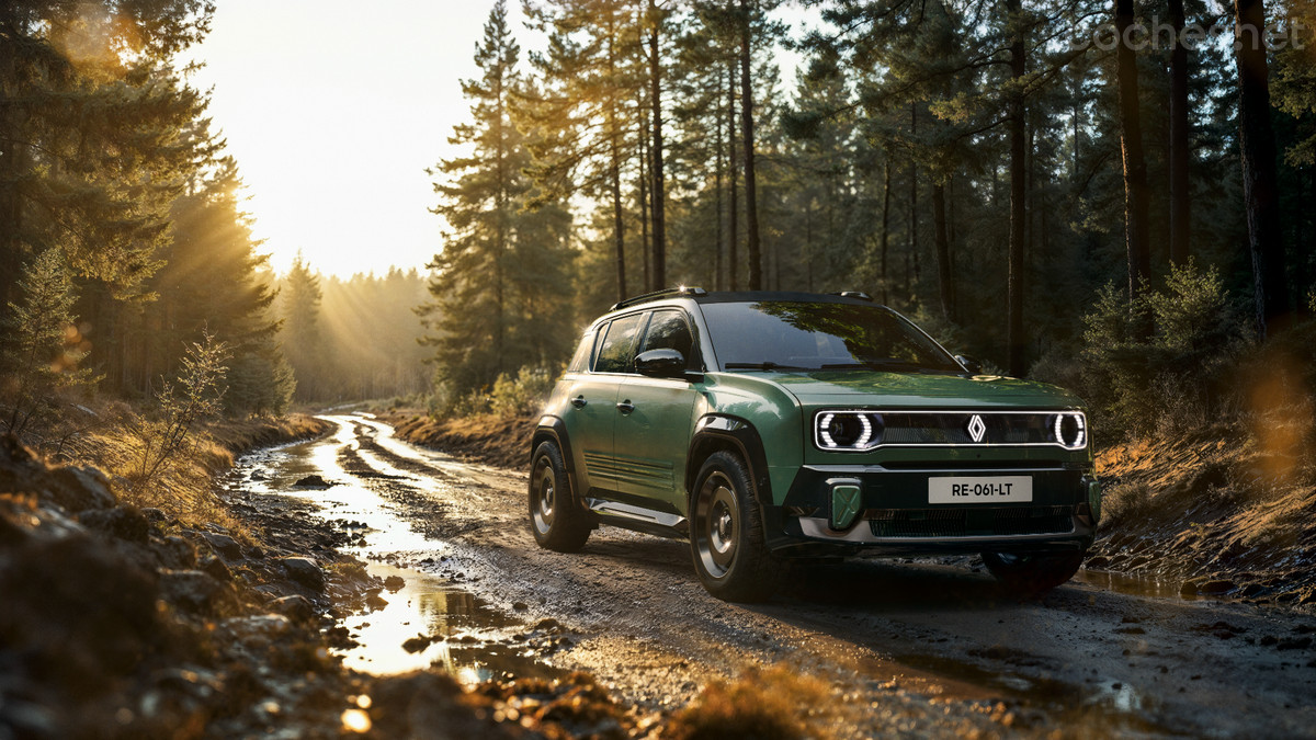 El Renault 4 E-Tech 4×4 con dos motores y tracción total estaría en camino
